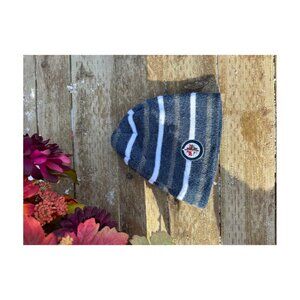 NHL Winnipeg Jets Knit Toque Size 4-6X Youth Striped Acrylic Gortex Hosiery Inc.